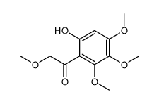 1-(6-hydroxy-2,3,4-trimethoxyphenyl)-2-methoxyethan-1-one Structure