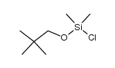 chlorodimethyl(neopentyloxy)silane结构式