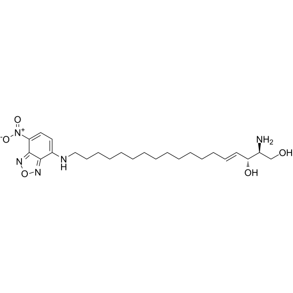 NBD Sphingosine结构式