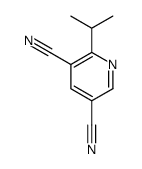 3,5-Pyridinedicarbonitrile,2-(1-methylethyl)-(9CI) structure