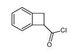 bicyclo[4.2.0]octa-1,3,5-triene-7-carbonyl chloride structure