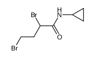 N-cyclopropyl-2,4-dibromobutyrylamide结构式