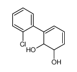 3-(2-chlorophenyl)cyclohexa-3,5-diene-1,2-diol结构式