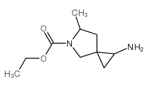 5-Azaspiro[2.4]heptane-5-carboxylicacid,1-amino-6-methyl-,ethylester(9CI)结构式