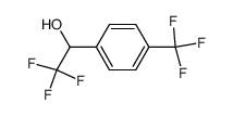 2,2,2-三氟-1-(4-(三氟甲基)苯基)乙醇结构式