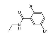 2,5-Dibromo-N-ethylbenzamide Structure