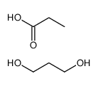 propane-1,3-diol,propanoic acid结构式