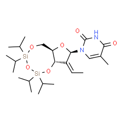 TSN-004 3',5'-TIPDS-rU3',5'-O-(1,1,3,3-tetraisopropyl-1,3-dis iloxanediyl) uridine structure