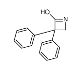 3,3-DIPHENYL-2-AZETIDINONE结构式