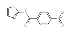 Benzamide,4-nitro-N-2-thiazolyl- structure