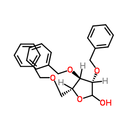 2,3,5-tri-O-benzylarabinofuranose Structure