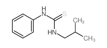 Thiourea,N-(2-methylpropyl)-N'-phenyl-结构式