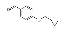 4-(cyclopropylmethoxy)benzaldehyde Structure