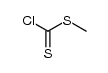 Chlorodithioformic acid methyl ester structure