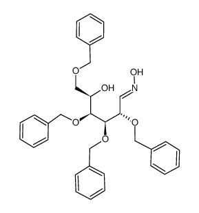 (Z)-2,3,4,6-tetra-O-benzyl-D-galactose oxime结构式