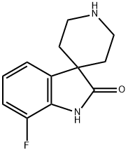 7-氟螺[二氢吲哚-3,4'-哌啶]-2-酮结构式