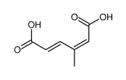 3-methylhexa-2,4-dienedioic acid Structure