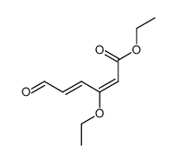 ethyl (2E,4E)-3-ethoxy-5-formyl-2,4-pentadienoate结构式