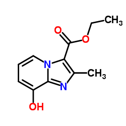 Ethyl8-hydroxy-2-Methylimidazo[1,2-a]pyridine-3-carboxylate Structure