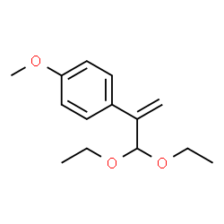 BENZENE, 1-[1-(DIETHOXYMETHYL)ETHENYL]-4-METHOXY- Structure