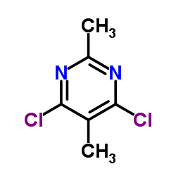 4,6-dichloro-2,5-dimethylpyrimidine Structure