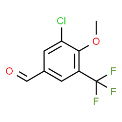 3-Chloro-4-methoxy-5-(trifluoromethyl)benzaldehyde picture