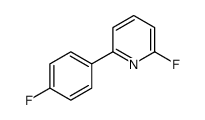 2-Fluoro-6-(4-fluorophenyl)pyridine structure