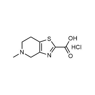 5-甲基-4H,5H,6H,7H-[1,3]噻唑并[4,5-c]吡啶-2-羧酸盐酸盐结构式