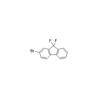 2-溴-9,9-二氟-9H-芴结构式