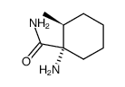 Cyclohexanecarboxamide, 1-amino-2-methyl-, (1S-trans)- (9CI) Structure