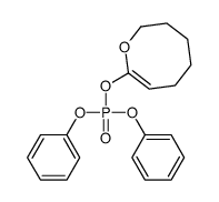 diphenyl 3,4,5,6-tetrahydro-2H-oxocin-8-yl phosphate Structure