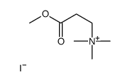 (3-methoxy-3-oxopropyl)-trimethylazanium,iodide结构式