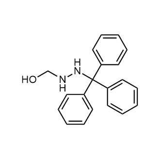 Methanol, 1-[2-(triphenylmethyl)hydrazinyl]- structure