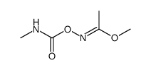 methyl (E)-N-((methylcarbamoyl)oxy)acetimidate Structure