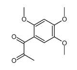 1-(2,4,5-trimethoxyphenyl)propane-1,2-dione结构式