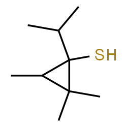 Cyclopropanethiol, 2,2,3-trimethyl-1-(1-methylethyl)- (9CI) structure