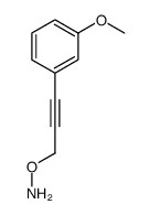 1-[3-(Aminooxy)-1-propyn-1-yl]-3-methoxybenzene结构式