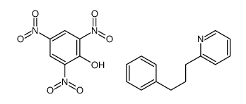 2-(3-phenylpropyl)pyridine,2,4,6-trinitrophenol结构式