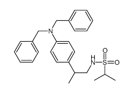 N-{2-[4-(Dibenzylamino)phenyl]propyl}-2-propanesulfonamide Structure