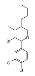 [α-(Bromomethyl)-3,4-dichlorobenzyl](2-ethylhexyl) ether结构式