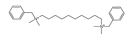 benzyl-[10-[benzyl(dimethyl)azaniumyl]decyl]-dimethylazanium Structure