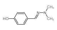 Benzaldehyde,4-hydroxy-, 2,2-dimethylhydrazone picture