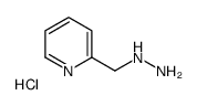 2-((pyridin-2-yl)Methyl)hydrazine hydrochloride Structure