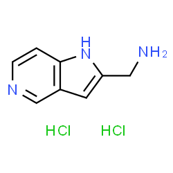 (1H-Pyrrolo[3,2-c]pyridin-2-yl)methanamine dihydrochloride Structure