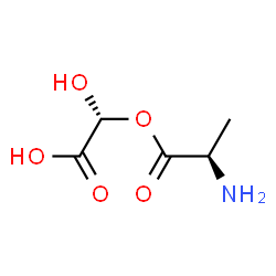 D-Alanine, (R)-carboxyhydroxymethyl ester (9CI) Structure