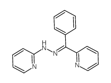 Methanone,phenyl-2-pyridinyl-, 2-(2-pyridinyl)hydrazone结构式