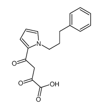 2,4-dioxo-4-[1-(3-phenylpropyl)pyrrol-2-yl]butanoic acid结构式