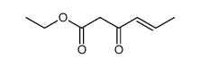 ethyl 5-methyl-3-oxo-4-pentenoate结构式