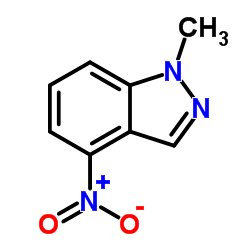 1-methyl-4-nitroindazole structure