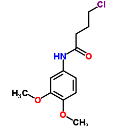 4-Chloro-N-(3,4-dimethoxyphenyl)butanamide Structure